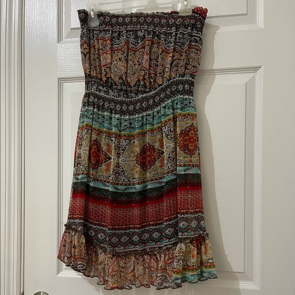 Strapless dress